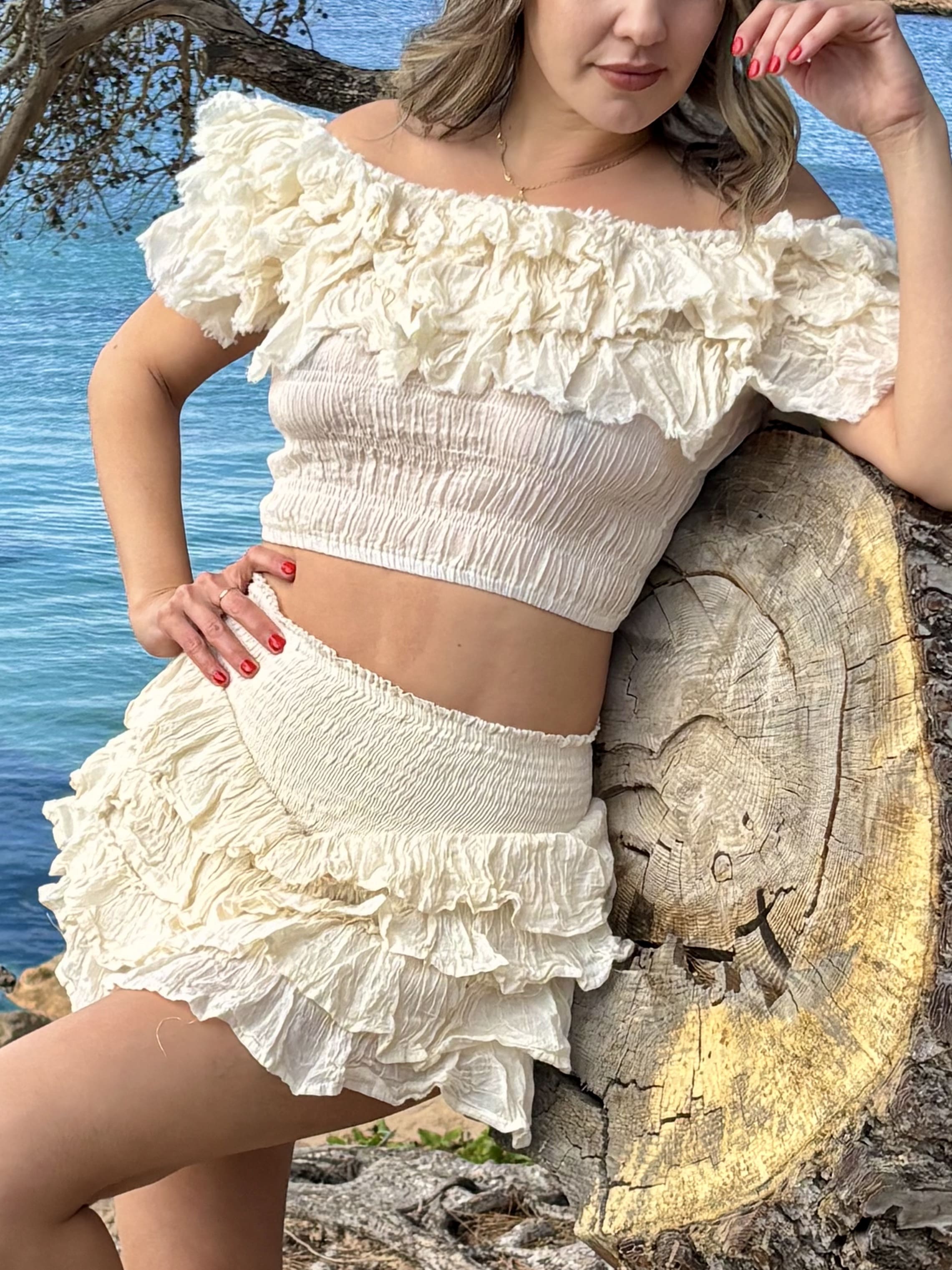 Vedella Mini Skirt (SKIRTS) - Ibiza Fashion Secrets